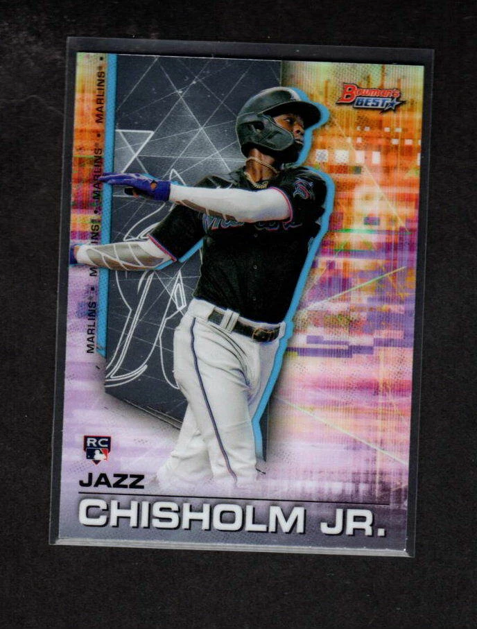 JAZZ CHISHOLM JR 2021 BOWMAN'S BEST ROOKIE MIAMI MARLINS - Image 1 of 1