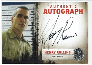 Sons of Anarchy Seasons 1-3 Autograph Auto A21 Henry Rollins as AJ Weston - Picture 1 of 1