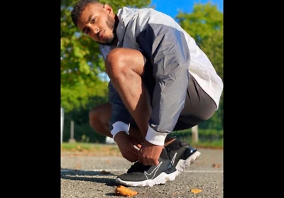 Nike Vintage Super Rare Windrunner Héritage Veste Gris Noir Blanc Nylon Glanz - Photo 1/4