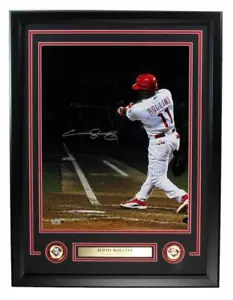 Jimmy Rollins Signed 16x20 Photo Philadelphia Phillies Framed PSA/DNA 191610 - Picture 1 of 4
