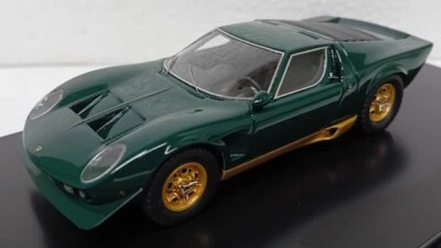 LAMBORGHINI MIURA P400S MILLECHIODI 1969 VERDE MET/ORO MATRIX 51207011 - Immagine 1 di 2