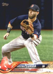 2018 Topps #439 Dustin Pedroia Red Sox