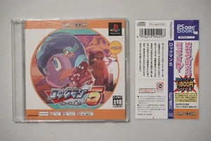 PlayStation 1 Rockman 5 + Spine Japan PS1 game US Seller - Picture 1 of 1