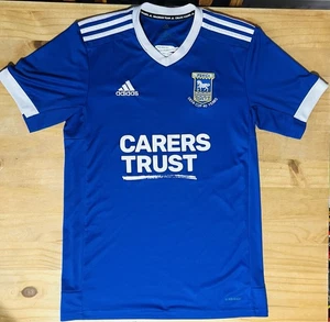 Ipswich Town 2020/21 Home Shirt. UEFA Cup 40 Year Anniversary, Adult Small - Picture 1 of 10