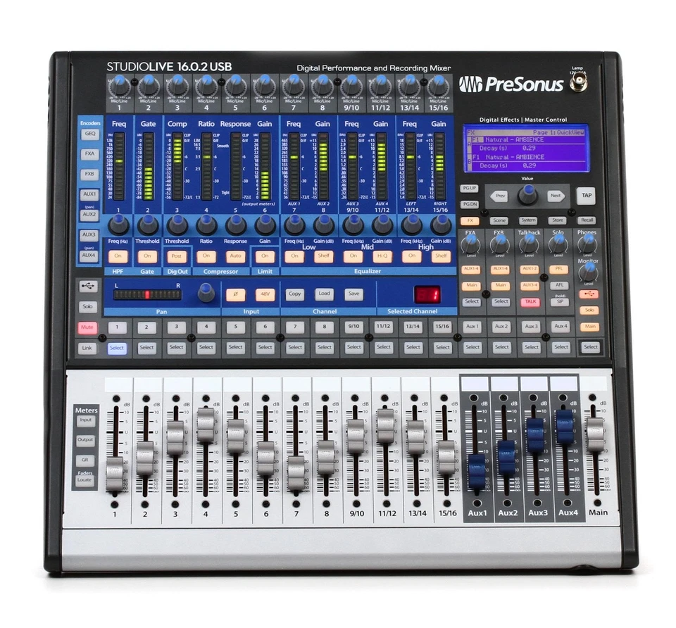 Mezclador digital PreSonus StudioLive 16.0.2 USB 16 canales Foto 1 de 1