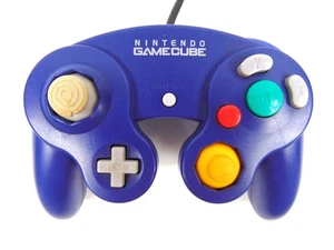 Offizieller Nintendo GameCube Controller Indigo kabelgebunden Original-Zubehör-Hersteller ungetestet - Lila - Bild 1 von 7