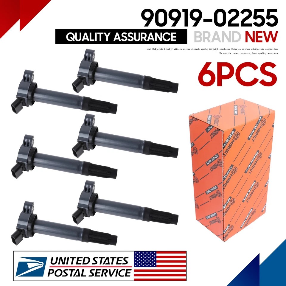 Bobinas de encendido 90919-02255 6x para Lexus ES300h ES350 GS300 GS350 UF487 confiables Foto 1 de 4