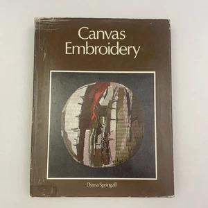 Canvas Embroidery by Diana Springall - 1969 Hardcover Book - B T Batsford Ltd - Bild 1 von 19