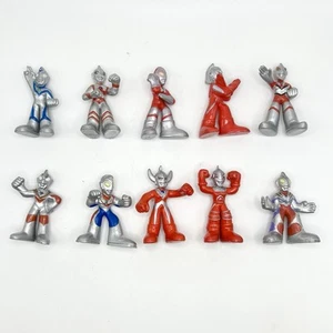 Ultraman 2” Mini Figures Set Of 10 Vintage Tiga Taro Max - Picture 1 of 2