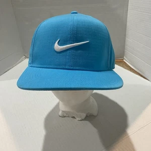 Nike PRO Adult Unisex Snap-Back DRI-FIT Golf Cap/Hat, Blue Gaze, BV1075-486 - Picture 1 of 9