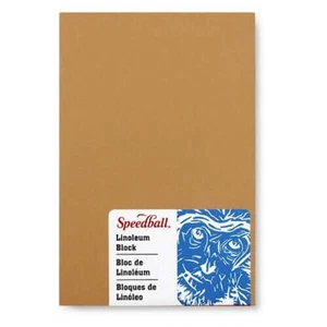 4in x 6in Lino Block Smoky Tan - Picture 1 of 1