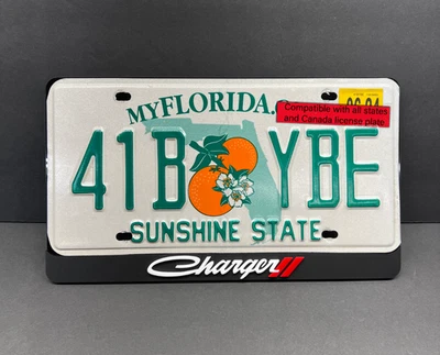 Marco de matrícula personalizado 3D blanco cargador emblema coche MULTICOLOR Foto 1 de 4