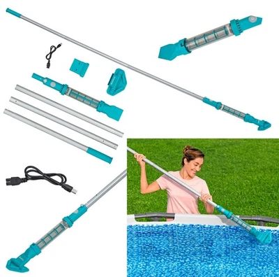 Bestway Poolsauger AquaSurge mit Akku - Poolroboter Poolbodensauger Pool