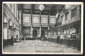 CPA Arras, Gare Salle des Pas-Perdus, La Gare 1915 - Picture 1 of 2