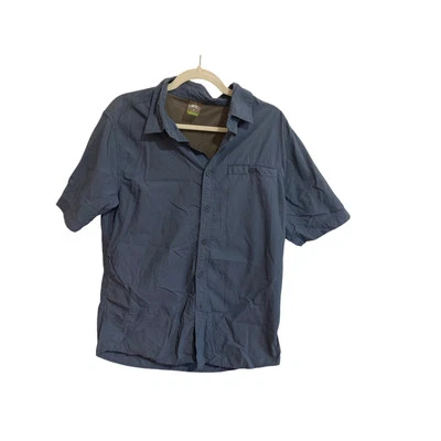 Alpine Design Blue Shirt Vented Mesh Back Size M Short Sleeve - Image 1 of 4