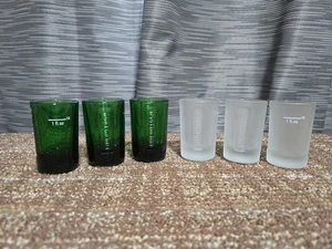 6er Set Jägermeister 1oz geprägt, 3 mattierte & 3 grüne Schnapsgläser - Bild 1 von 7