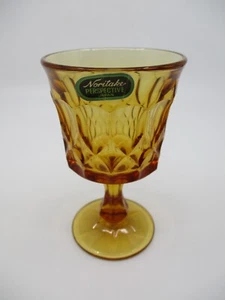NORITAKE PERSPECTIVE AMBER WINE GLASS - 4 7/8" x 2 7/8" 0206B - Picture 1 of 1