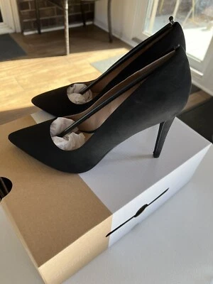 Call It Spring Womens Cute  Suede Heels Black Size 7.5 - Image 1 of 4