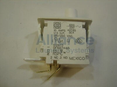 Nuevo OEM genuino OEM Speed Queen Lavadora y secadora con botón de arranque D512973 Foto 1 de 4