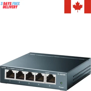 TP-Link TL-SG105 5 Port Gigabit Unmanaged Ethernet Network Switch, Ethernet .... - Picture 1 of 7