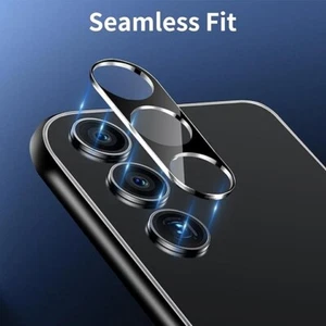 Samsung Galaxy S25 S25 Plus S25 Ultra Camera Tempered Glass Protector Black - Picture 1 of 14