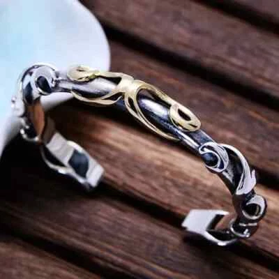 Brazalete Brazalete Abierto Cirrus Real Sólido Plata Esterlina 925 Joyería de Moda Foto 1 de 4