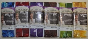 Wrights Quilt Binding Double Fold-7/8"x 3y- Tie Dye - 6 colors to choose from! - Picture 1 of 7