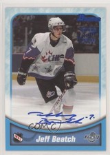 1999-00 Bowman CHL Auto Jeff Beatch #BA24 Auto