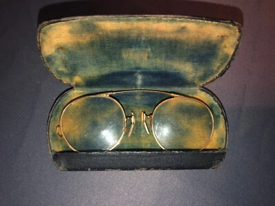 Gafas Oxford antiguas rellenas de oro de 12 K Foto 1 de 4