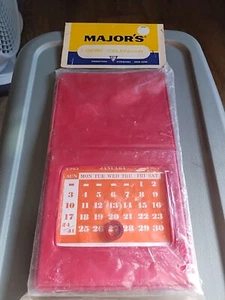 Vintage1965/1966 Desk Calendar Majors International Distributors New Old Stock - Picture 1 of 6