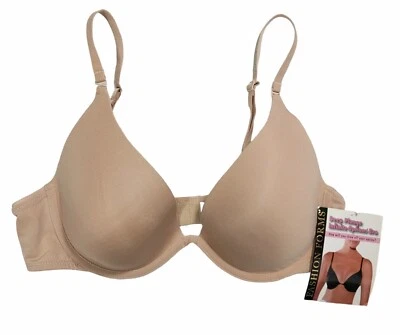 Sujetador Fashion Forms 36C Deep Plunge Con Aros Beige Ajustable Infinitas Opciones Foto 1 de 4