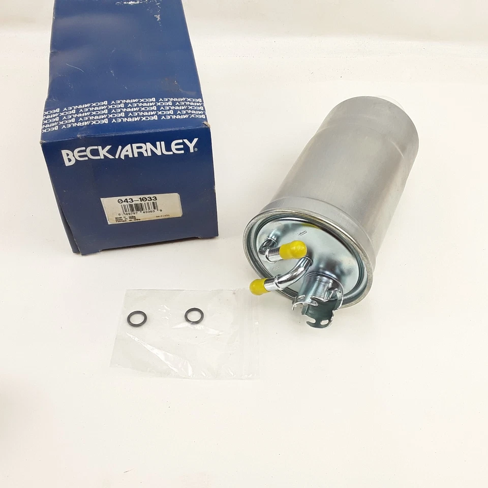 Filtro de combustible Beck Arnley 043-1033 para Volkswagen Jetta Golf Beetle Passat 1998-06 Foto 1 de 4