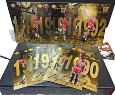 Michael Jordan 1998 Upper Deck Gatorade Complete Set of 12 Jumbo Gold Cards