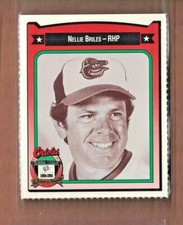 1991 Crown Coca Cola Baltimore Orioles Regional Card Nelson Briles 1977 1978