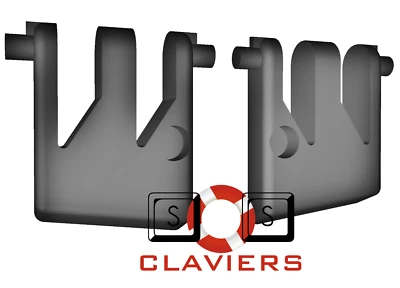 Corsair K95 RGB Platinum Tastatur Ersatz Ersatzteil Neigungsbein Ständer Fuß Set - Bild 1 von 3