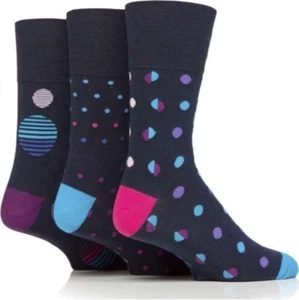 3 Pair Mens Gentle Grip® Honeycomb Top Soft Non Elastic Diabetic Socks UK 6-11 - Picture 1 of 2