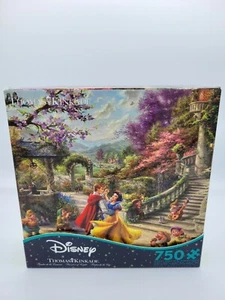 Disney Thomas Kinkade Puzzle - 750 Piece. Snow White and the Seven Dwarves - Picture 1 of 6