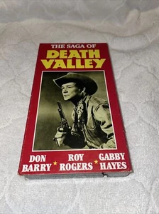 The Saga Of Death Valley Vintage Vhs 1985 Inter Global Video Free Shipping - Picture 1 of 6