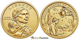 2019 P & D & S Sacagawea Dollars from US Mint Roll 3 Coins total CP2574 - Picture 1 of 2