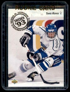 1992-93 Upper Deck Saku Koivu RC Finland #617