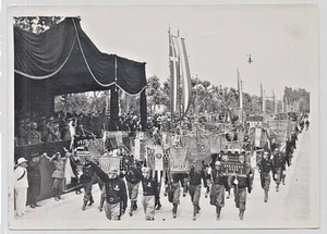 🔴1940s  ITALIAN FASCIST PARADE - WORLD WAR II - ORIGINAL PHOTO-HISTORICAL IMAGE - Picture 1 of 5