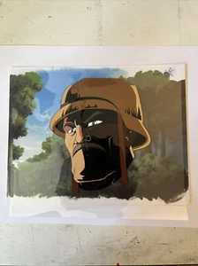 G.I. Celda de animación original Joe Extreme con fondo arco solar Hasbro - Imagen 1 de 3