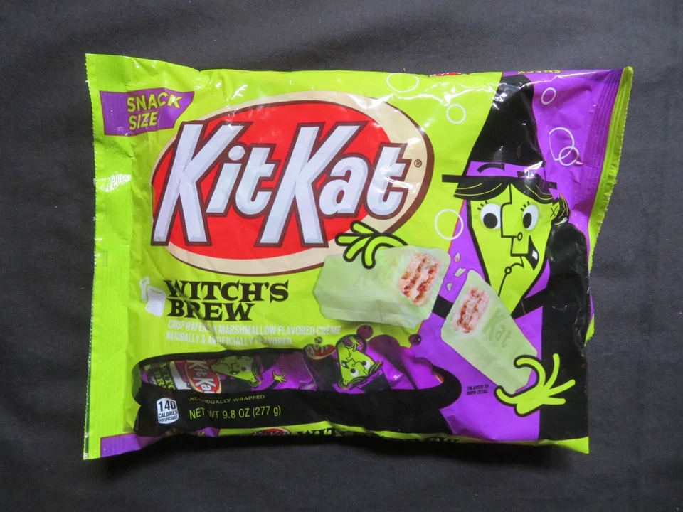 (1) Kit Bolsa Kat Witch's Brew Snack Tamaño Barras de Caramelo 9.8 OZ Crema Malvavisco Foto 1 de 1
