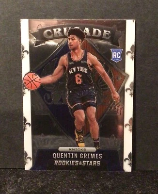 2021-22 Panini Chronicles Rookies & Stars Quentin Grimes Crusade Rookie Knicks - Image 1 of 3