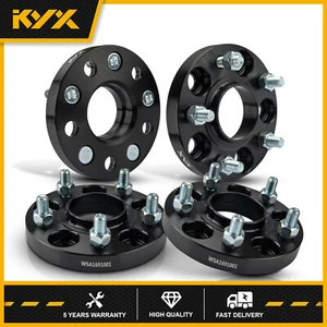 4Pcs 20MM 5x4.5 to 5x4.5 Wheel Spacers Hubcentric 12x1.5 Studs For Honda Accord - Picture 1 of 10