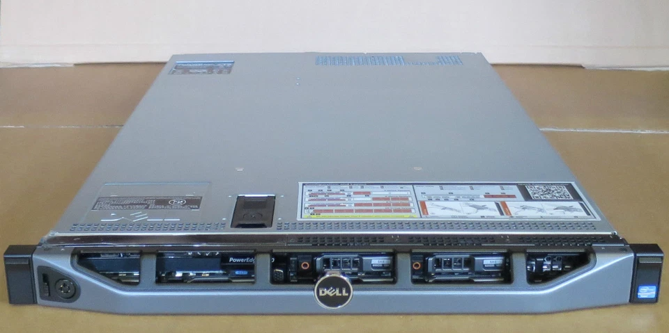 Dell PowerEdge R620 2x Quad-Core E5-2643 3.30GHz 8GB RAM 2x 300GB 1U H710 Server - Image 1 of 1
