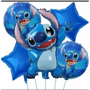 Juego de globos azules de punto de cumpleaños para niño decoraciones de fiesta (5 piezas) - Imagen 1 de 5