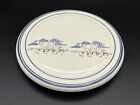 Pottery by Levine VTG Geese Trivet Round Blue White Wall Art Handcrafted Country