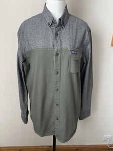 Penfield Mens Two Tone Shirt M Work Khaki Smart  - Picture 1 of 12