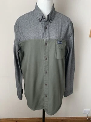 Penfield Mens Two Tone Shirt M Work Khaki Smart  - Image 1 of 4